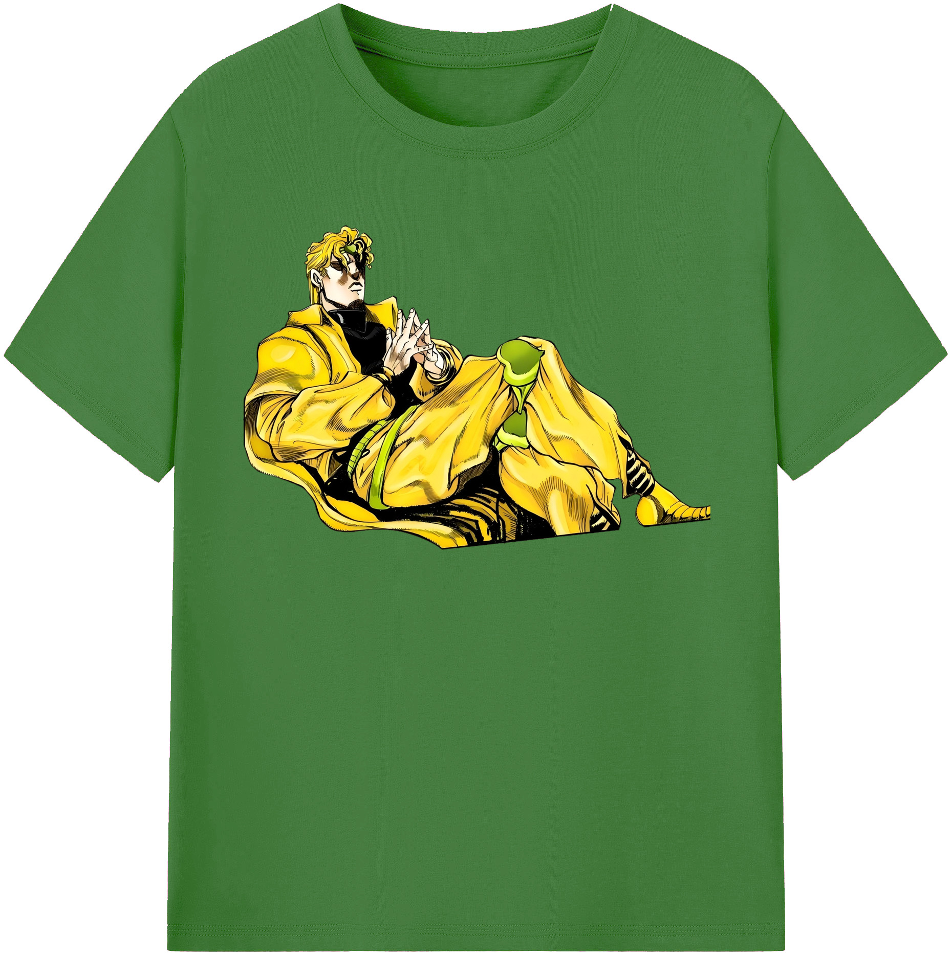 （画像用） ジョジョの奇妙な冒険 ディオ?ブランドー JoJo's Bizarre Adventure Dio Brando レディースカジュアルプリントTシャツ（綿100％）